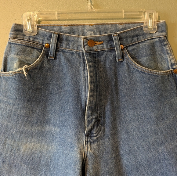 Vintage Wranglers High Waist Boot Cut Long Tall Jeans - Picture 3 of 10